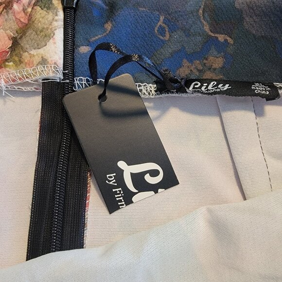 Lily by Firmiana Patchwork Print Skirt Multicolor Wrap Front Boho Womens XL NWT - Picture 7 of 12